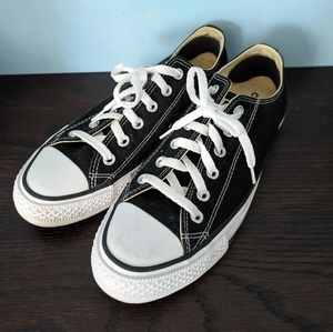 black Converse sneakers size 9
